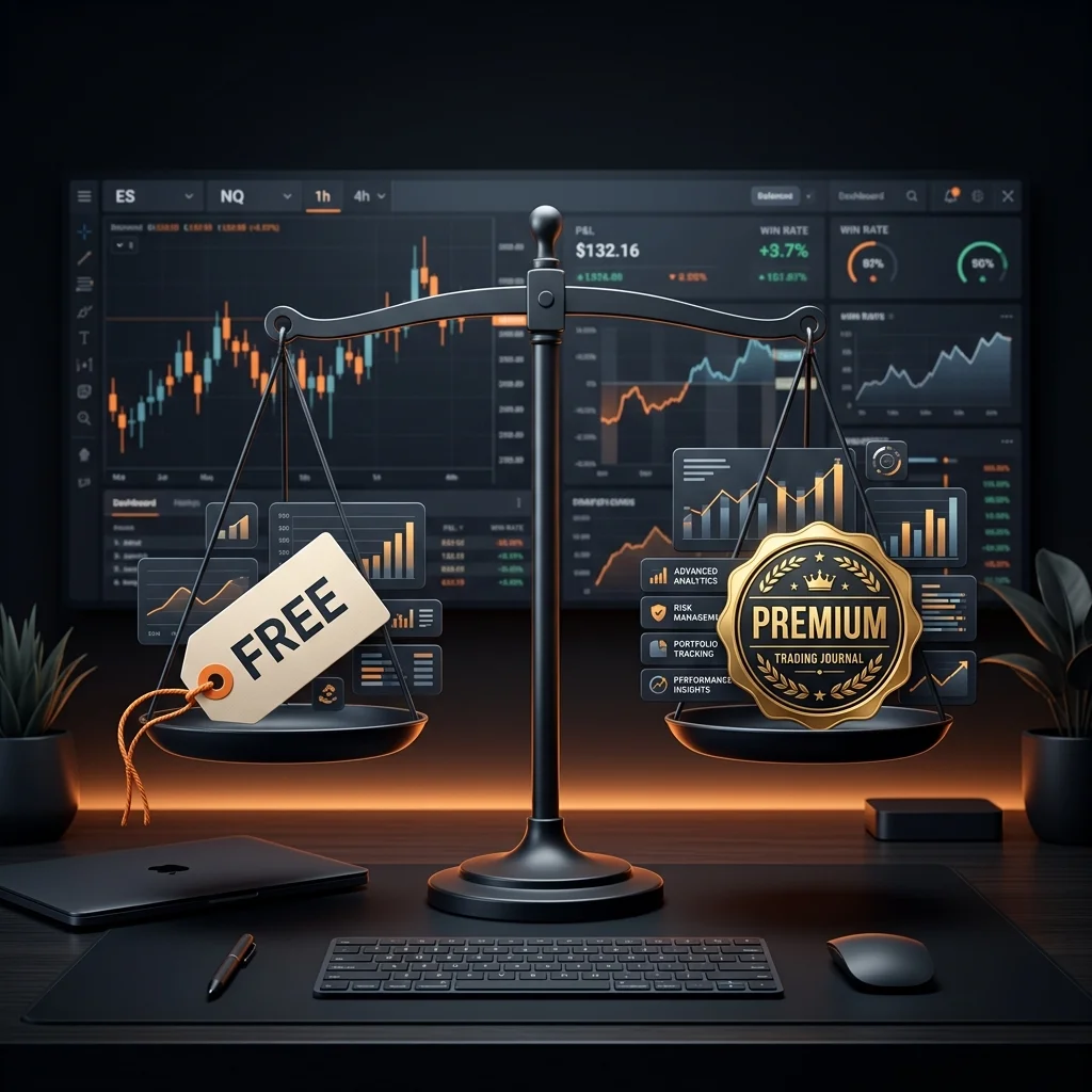 Free vs paid trading journals: what you actually need — Edgelog Free Trading Journal