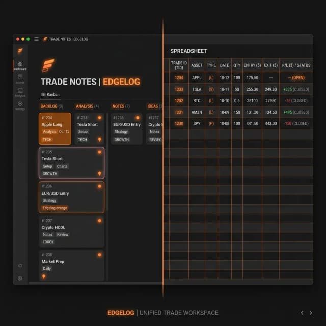 Notion vs Excel for Trading Journals: Which is Better? — Edgelog Trading Blog Notion vs Excel for Trading Journals: Which is Better? — Edgelog Free Trading Journal