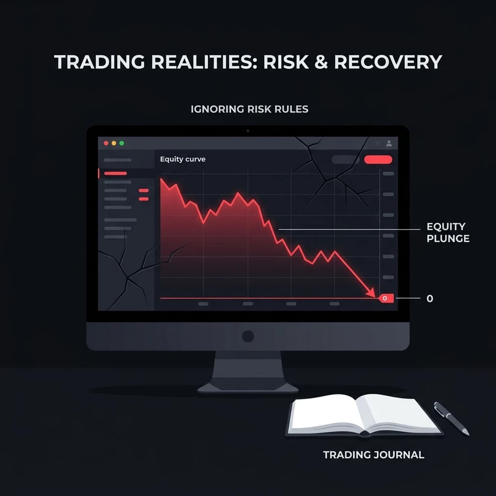 Las 3 reglas de gestión de riesgo para evitar reventar la cuenta — Edgelog Trading Log Guide Las 3 reglas de gestión de riesgo para evitar reventar la cuenta — Forex & Crypto Trading Journal Guide by Edgelog