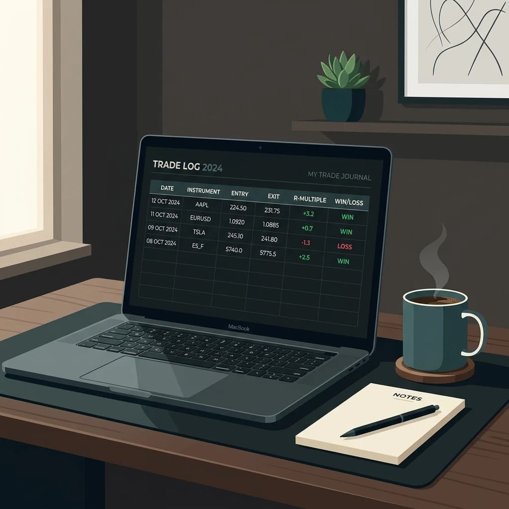 Le modèle de journal de trading qui améliore vraiment les résultats — Edgelog Trading Log Guide Le modèle de journal de trading qui améliore vraiment les résultats — Forex & Crypto Trading Journal Guide by Edgelog